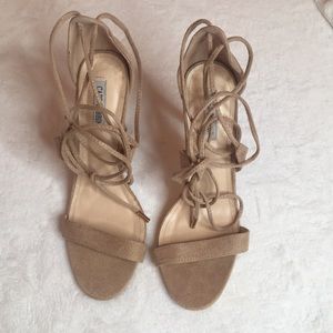 Cape Robbin ankle tie sandal